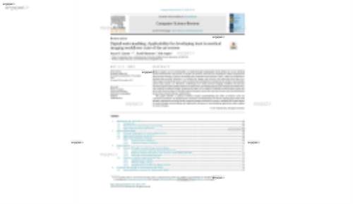 Digital watermarking: Applicability for developing trust in medical imaging workflows state of the art review